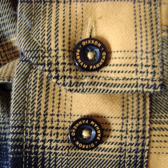 Dixxon Flannel Shirt Parham Panhead J&P Cycles Yellow Black Plaid NWOT NEW Large - Picture 16 of 16